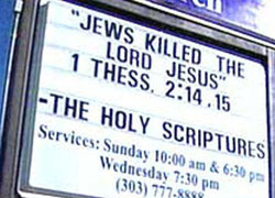 JewsKilledJesusSign